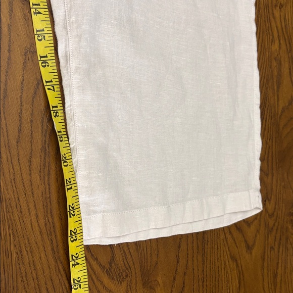 Cynthia Rowley White Linen Pants - Picture 9 of 11